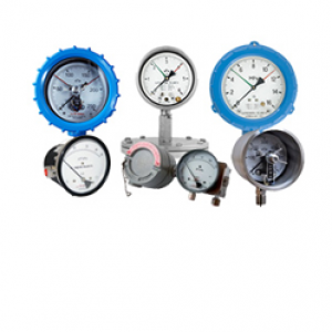 Explosion-proof electrical contact pressure gauges