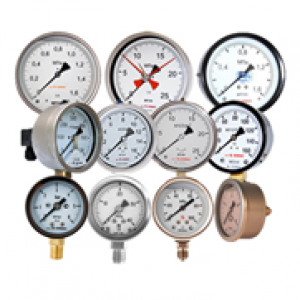 Bourdon tube pressure gauges