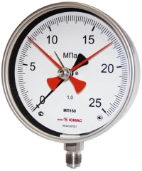 Corrosion-resistant pressure gauges Ø 100mm, Ø 160mm