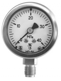 Corrosion-resistant pressure gauges Ø 40, 50, 63мм (Crimped ring)